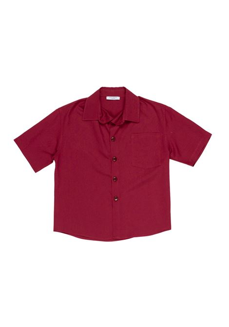 Camicia con maniche corte  PAOLO PECORA KIDS | PP4301CHERRY